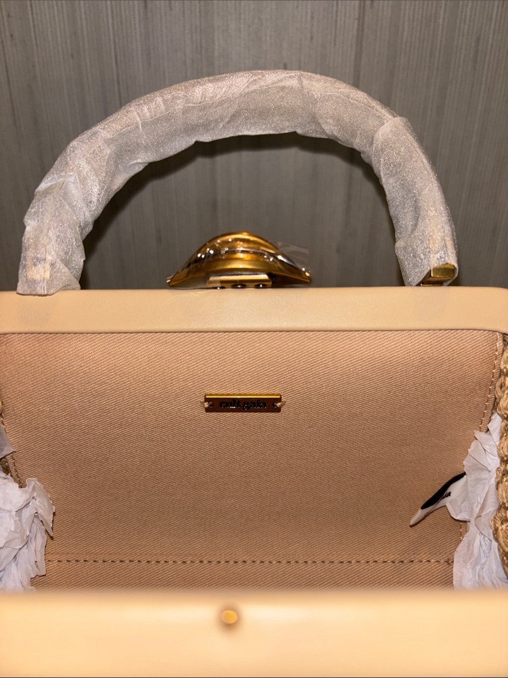 Cult Gaia Zuma Mini Crossbody Sand NWT - Picture 4 of 6